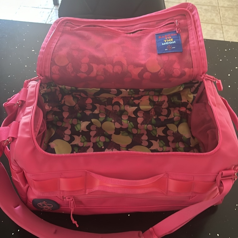 Baboon to the Moon Go Bag Mini 32L Backpack/Duffle  Hot Pink Limited Edition